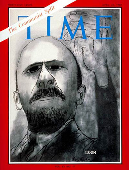 1964-04 Vladimir I Lenin Copyright Time Magazine | Time Magazine Covers 1923-1970