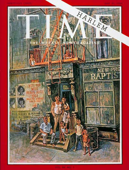 1964-07 Harlem Copyright Time Magazine | Time Magazine Covers 1923-1970