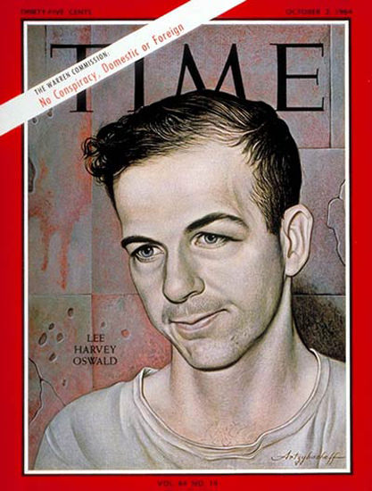 1964-10 Lee Harvey Oswald Copyright Time Magazine | Time Magazine Covers 1923-1970