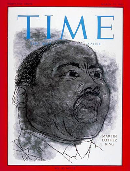 1965-03 Martin Luther King Copyright Time Magazine | Time Magazine Covers 1923-1970