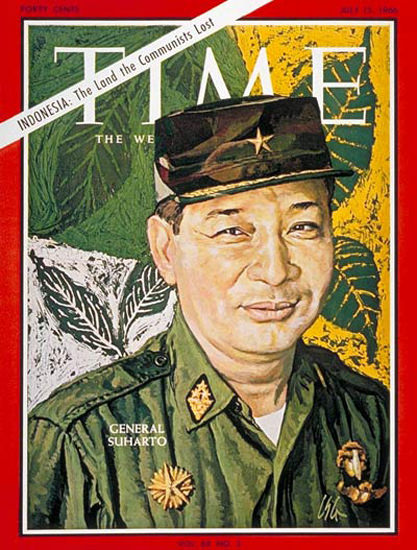 1966-07 General Suharto Copyright Time Magazine | Time Magazine Covers 1923-1970