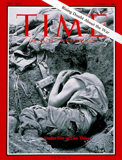 1967-10 Marines at Con Thien Copyright Time Magazine | Time Magazine Covers 1923-1970