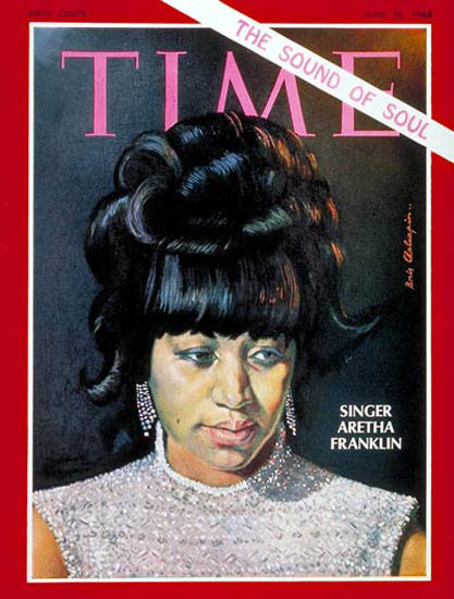 1968-06 Aretha Franklin Copyright Time Magazine | Time Magazine Covers 1923-1970