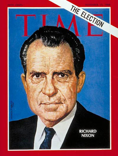 1968-11 Richard Nixon Copyright Time Magazine | Time Magazine Covers 1923-1970