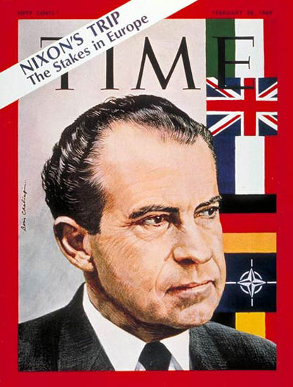 1969-02 Richard Nixon Copyright Time Magazine | Time Magazine Covers 1923-1970