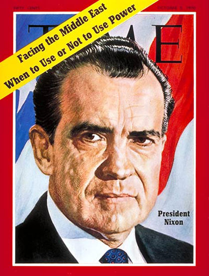 1970-10 Richard Nixon Copyright Time Magazine | Time Magazine Covers 1923-1970