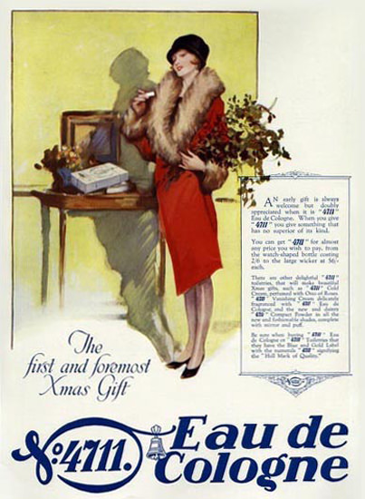 4711 Eau De Cologne Xmas Gift | Sex Appeal Vintage Ads and Covers 1891-1970