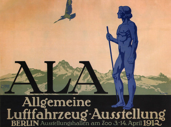 ALA Luftfahrzeug-Ausstellung Berlin 1912 | Sex Appeal Vintage Ads and Covers 1891-1970