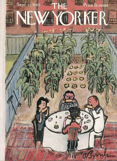 Abe Birnbaum The New Yorker 1945_09_22 Copyright | The New Yorker Graphic Art Covers 1925-1945