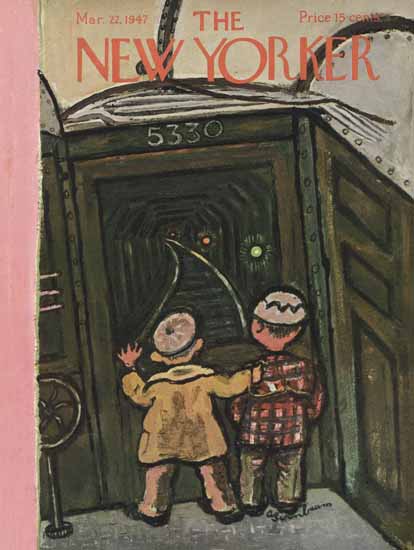 Abe Birnbaum The New Yorker 1947_03_22 Copyright | The New Yorker Graphic Art Covers 1946-1970