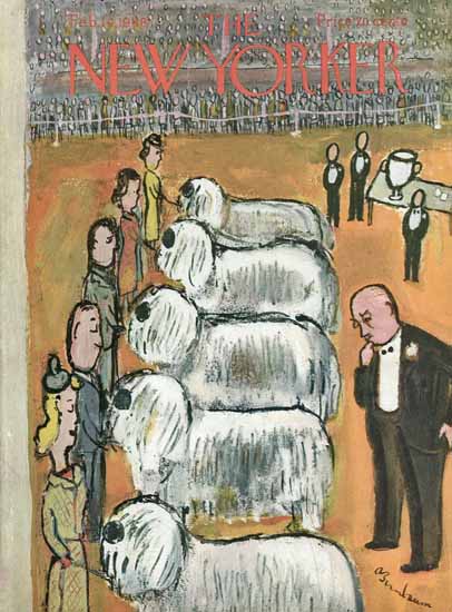 Abe Birnbaum The New Yorker 1948_02_14 Copyright | The New Yorker Graphic Art Covers 1946-1970