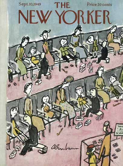 Abe Birnbaum The New Yorker 1949_09_10 Copyright | The New Yorker Graphic Art Covers 1946-1970