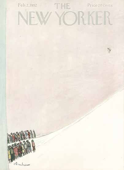 Abe Birnbaum The New Yorker 1952_02_02 Copyright | The New Yorker Graphic Art Covers 1946-1970