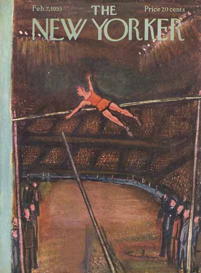 Abe Birnbaum The New Yorker 1953_02_07 Copyright | The New Yorker Graphic Art Covers 1946-1970