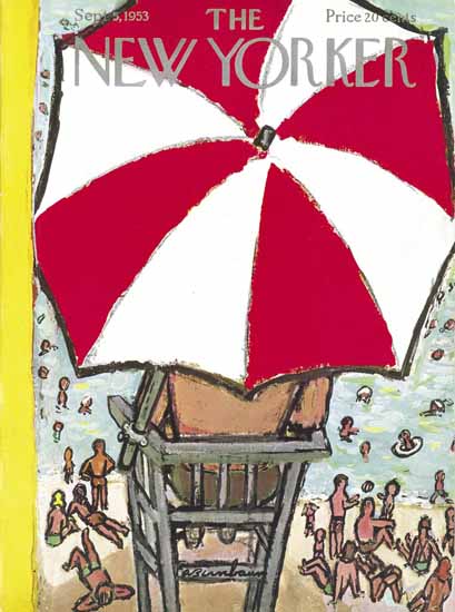 Abe Birnbaum The New Yorker 1953_09_05 Copyright | The New Yorker Graphic Art Covers 1946-1970