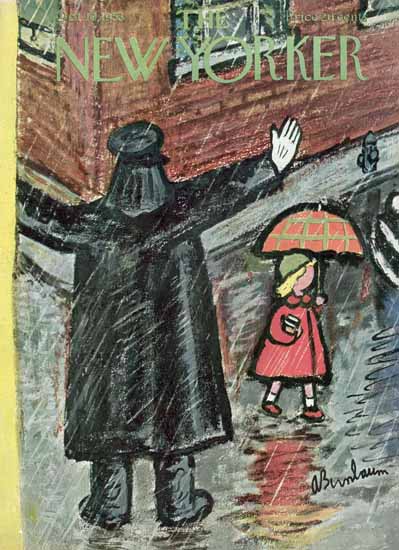 Abe Birnbaum The New Yorker 1953_10_10 Copyright | The New Yorker Graphic Art Covers 1946-1970