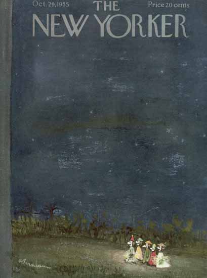 Abe Birnbaum The New Yorker 1955_10_29 Copyright | The New Yorker Graphic Art Covers 1946-1970