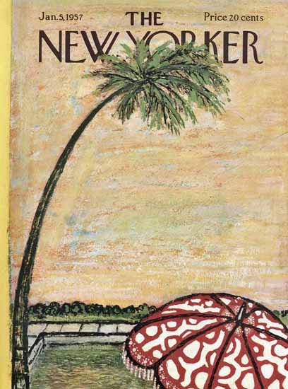 Abe Birnbaum The New Yorker 1957_01_05 Copyright | The New Yorker Graphic Art Covers 1946-1970