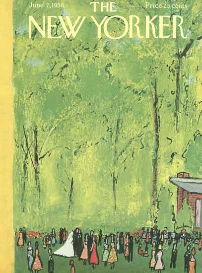 Abe Birnbaum The New Yorker 1958_06_07 Copyright | The New Yorker Graphic Art Covers 1946-1970