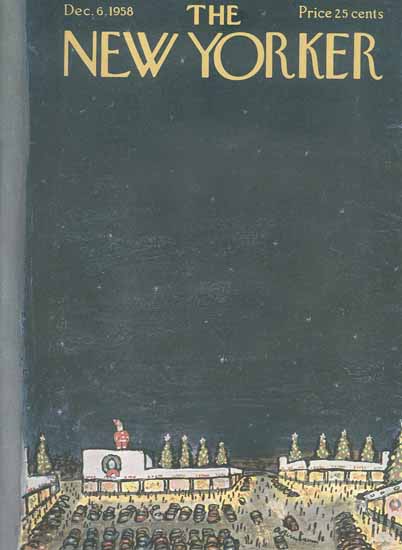 Abe Birnbaum The New Yorker 1958_12_06 Copyright | The New Yorker Graphic Art Covers 1946-1970