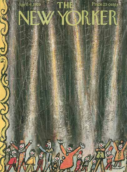 Abe Birnbaum The New Yorker 1959_04_04 Copyright | The New Yorker Graphic Art Covers 1946-1970