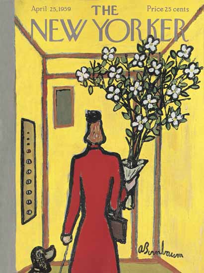 Abe Birnbaum The New Yorker 1959_04_25 Copyright | The New Yorker Graphic Art Covers 1946-1970