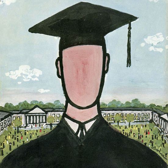 Abe Birnbaum The New Yorker 1959_05_30 Copyright crop | Best of Vintage Cover Art 1900-1970