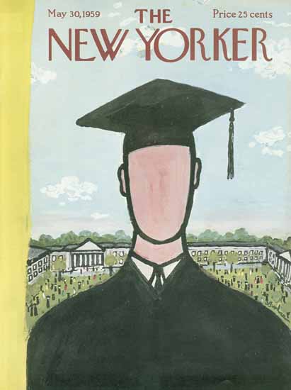 Abe Birnbaum The New Yorker 1959_05_30 Copyright | The New Yorker Graphic Art Covers 1946-1970