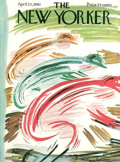 Abe Birnbaum The New Yorker 1961_04_22 Copyright | The New Yorker Graphic Art Covers 1946-1970