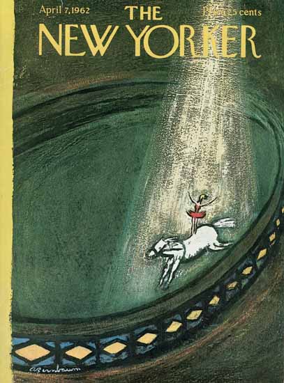 Abe Birnbaum The New Yorker 1962_04_07 Copyright | The New Yorker Graphic Art Covers 1946-1970