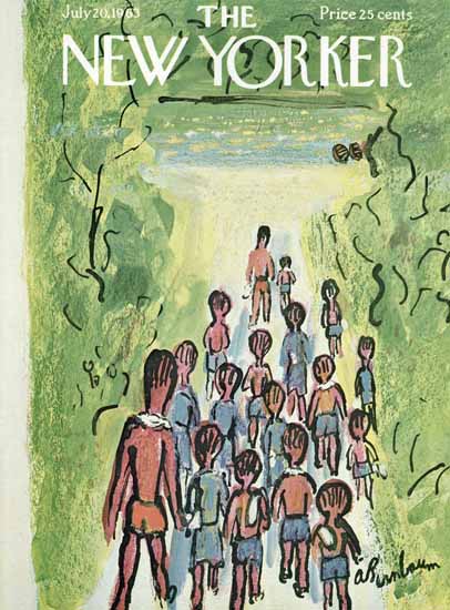 Abe Birnbaum The New Yorker 1963_07_20 Copyright | The New Yorker Graphic Art Covers 1946-1970