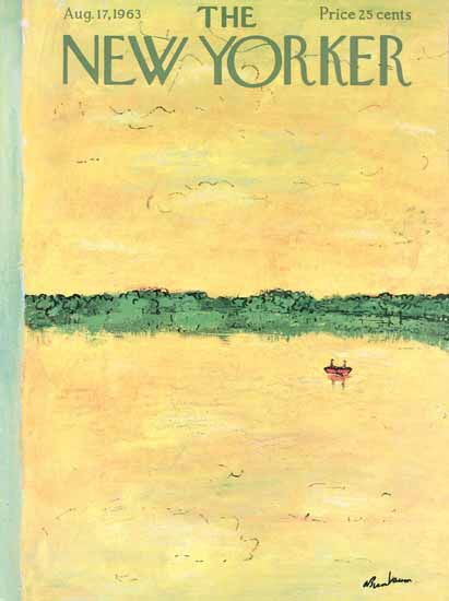 Abe Birnbaum The New Yorker 1963_08_17 Copyright | The New Yorker Graphic Art Covers 1946-1970