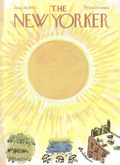 Abe Birnbaum The New Yorker 1965_08_28 Copyright | The New Yorker Graphic Art Covers 1946-1970