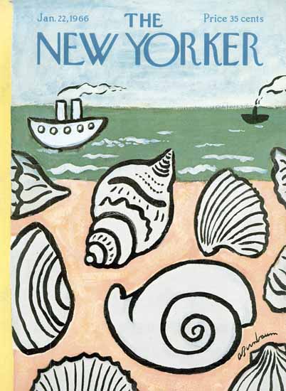 Abe Birnbaum The New Yorker 1966_01_22 Copyright | The New Yorker Graphic Art Covers 1946-1970