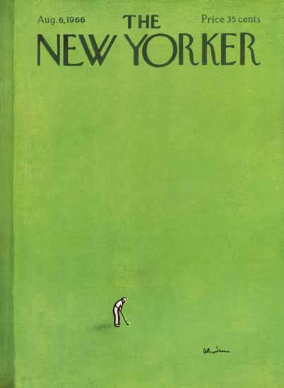 Abe Birnbaum The New Yorker 1966_08_06 Copyright | The New Yorker Graphic Art Covers 1946-1970