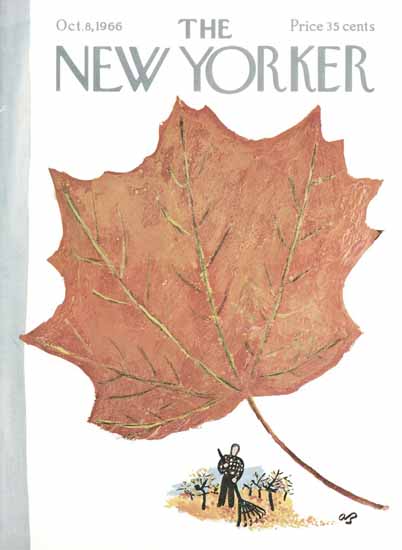 Abe Birnbaum The New Yorker 1966_10_08 Copyright | The New Yorker Graphic Art Covers 1946-1970