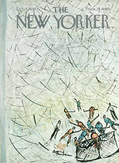 Abe Birnbaum The New Yorker 1967_02_04 Copyright | The New Yorker Graphic Art Covers 1946-1970