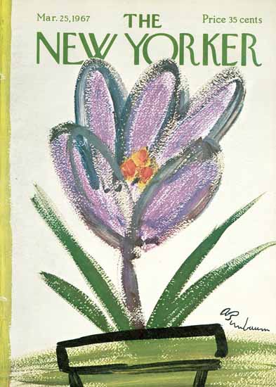 Abe Birnbaum The New Yorker 1967_03_25 Copyright | The New Yorker Graphic Art Covers 1946-1970