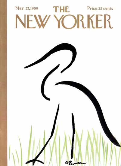 Abe Birnbaum The New Yorker 1968_03_23 Copyright | The New Yorker Graphic Art Covers 1946-1970