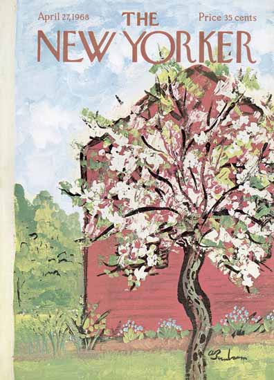 Abe Birnbaum The New Yorker 1968_04_27 Copyright | The New Yorker Graphic Art Covers 1946-1970