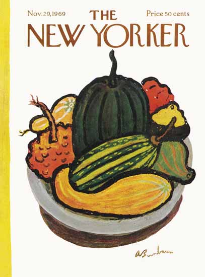 Abe Birnbaum The New Yorker 1969_11_29 Copyright | The New Yorker Graphic Art Covers 1946-1970