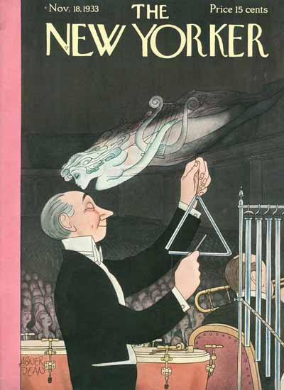 Abner Dean The New Yorker 1933_11_18 Copyright | The New Yorker Graphic Art Covers 1925-1945