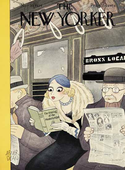 Abner Dean The New Yorker 1934_03_10 Copyright | The New Yorker Graphic Art Covers 1925-1945