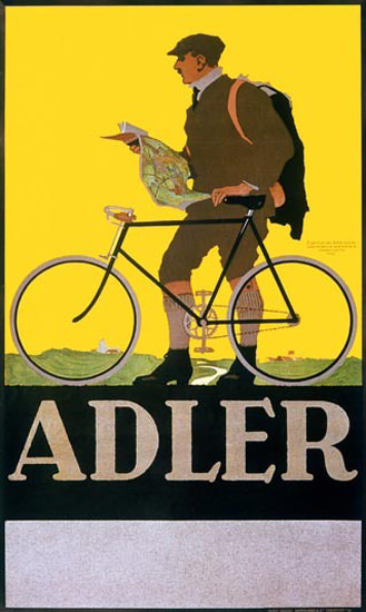 Adler Bicycle | Vintage Travel Posters 1891-1970