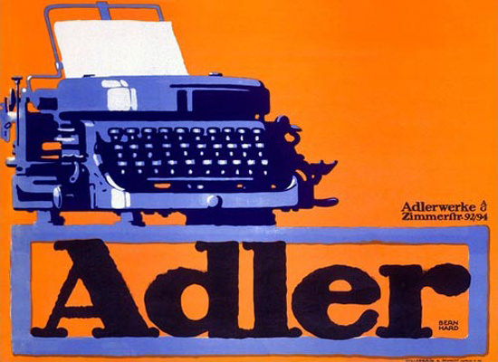 Adler Typewriter | Vintage Ad and Cover Art 1891-1970