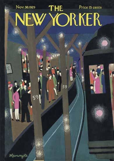 Adolph Kronengold The New Yorker 1929_11_30 Copyright | The New Yorker Graphic Art Covers 1925-1945