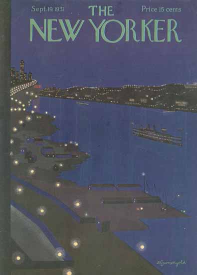 Adolph Kronengold The New Yorker 1931_09_19 Copyright | The New Yorker Graphic Art Covers 1925-1945