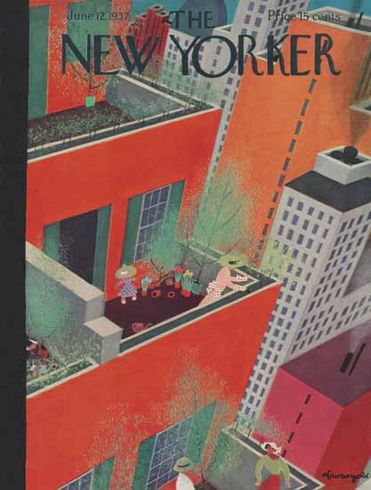 Adolph Kronengold The New Yorker 1937_06_12 Copyright | The New Yorker Graphic Art Covers 1925-1945