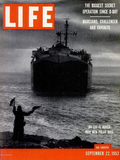 Air Bases Thule Greenland 22 Sep 1952 Copyright Life Magazine | Life Magazine BW Photo Covers 1936-1970