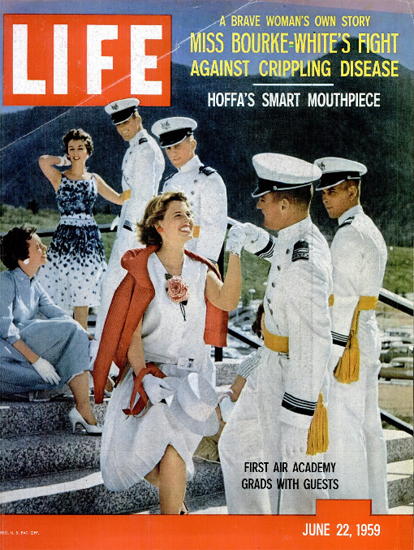 Air Force Academy Firsts Graduation 22 Jun 1959 Copyright Life Magazine | Life Magazine Color Photo Covers 1937-1970